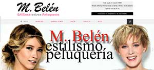 Página web para Salón de Belleza y Peluquería M Belen