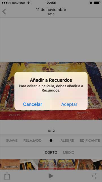 como crear un vídeo personalizado con iOS 10 de Iphone 3